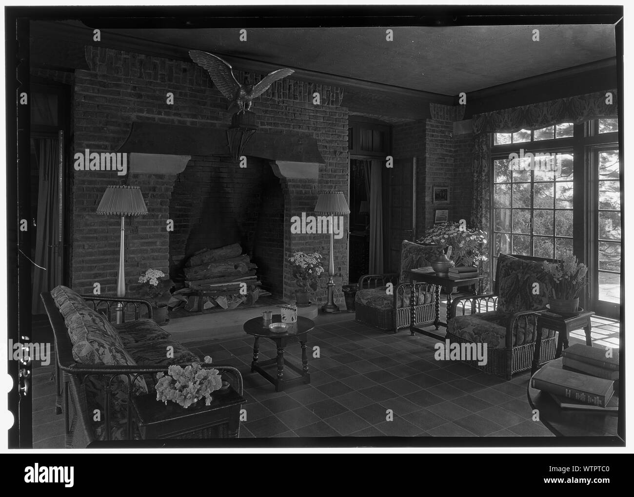 Mme Eugene I. DuPont, résidence à Greenville, Mississippi. Banque D'Images