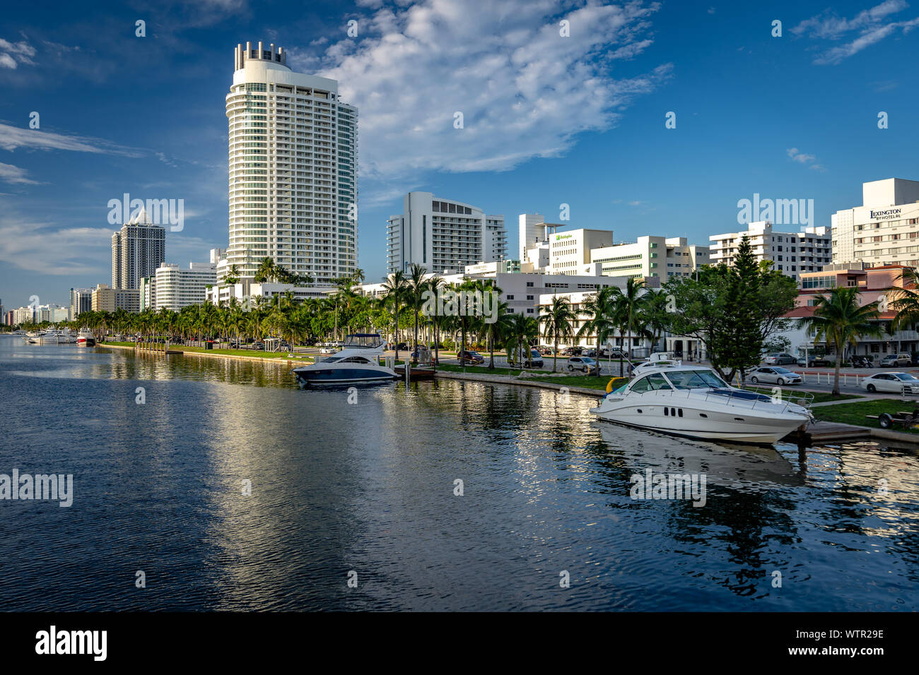 Miami Beach, Floride, USA - Milieu Beach precinct Banque D'Images