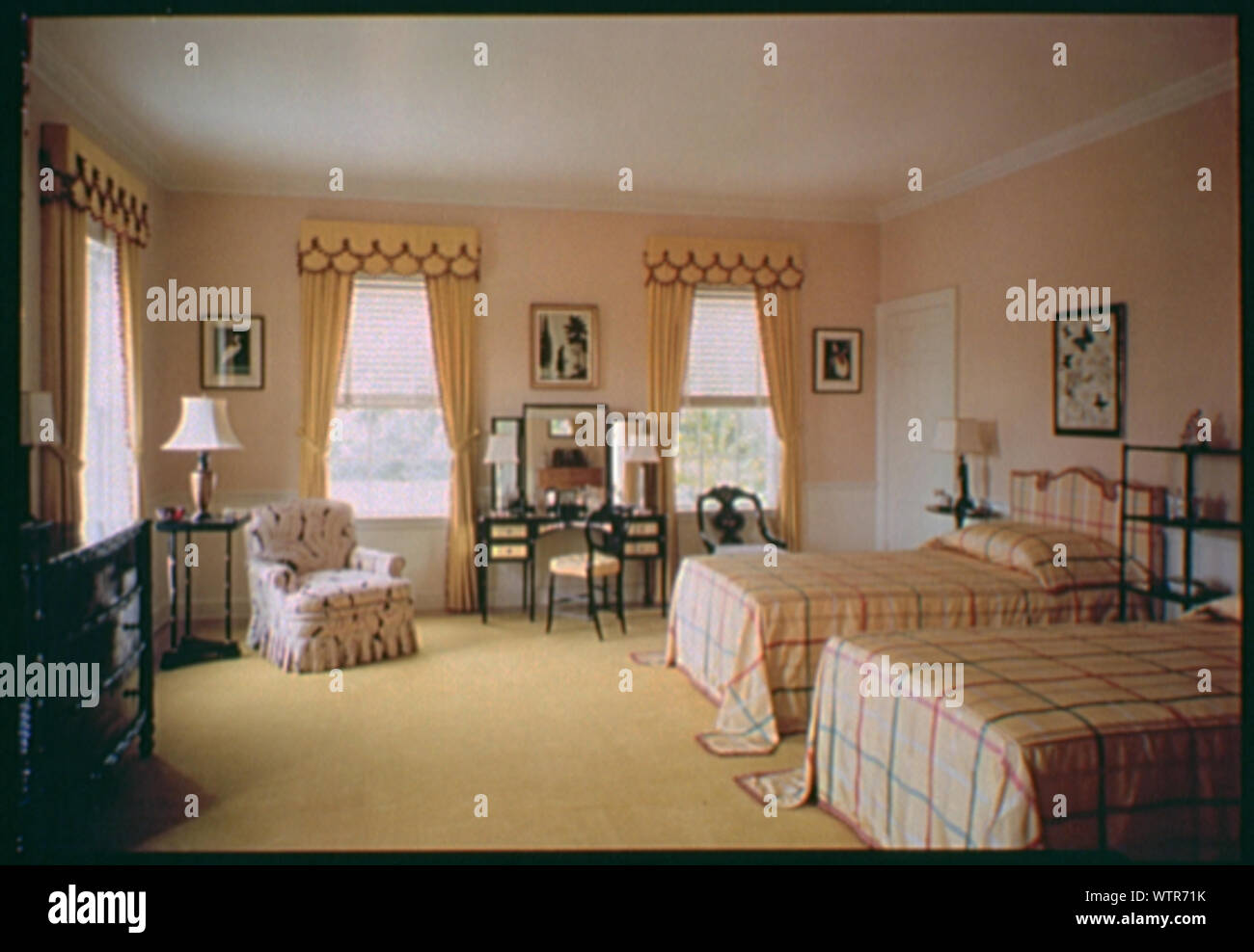 Mme H. Mercer Walker, résidence à Palm Beach, en Floride. Banque D'Images