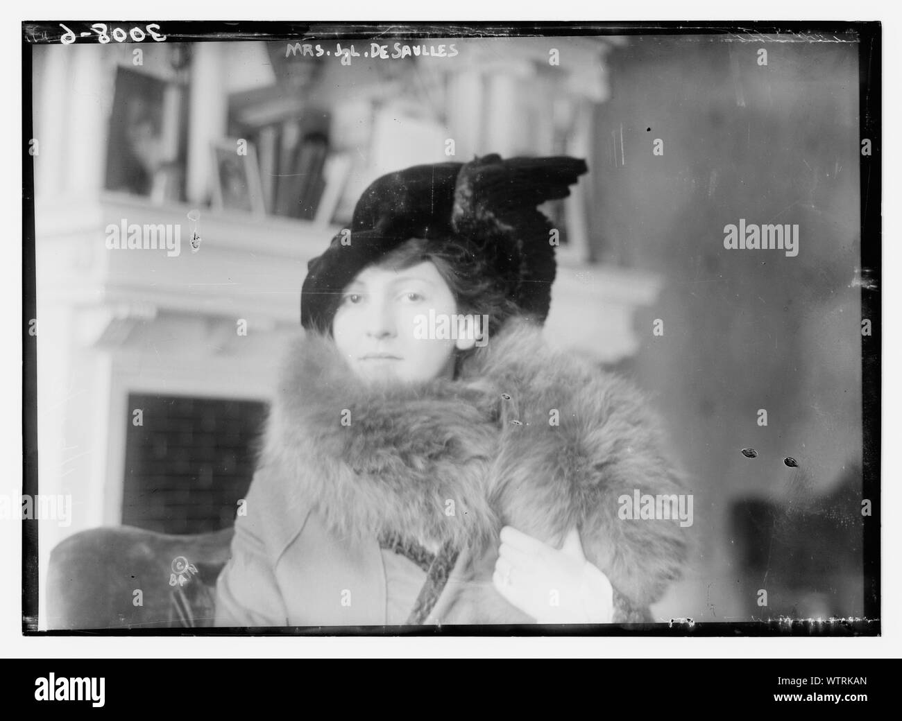 Mme J.L. DeSaulles Banque D'Images