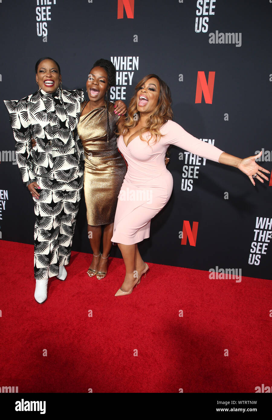 Lorsqu'ils nous voient pour votre examen comprend : Aunjanue Ellis, Marsha Stephanie Blake, Niecy Nash Où : Los Angeles, California, United States Quand : 11 août 2019 Credit : FayesVision/WENN.com Banque D'Images