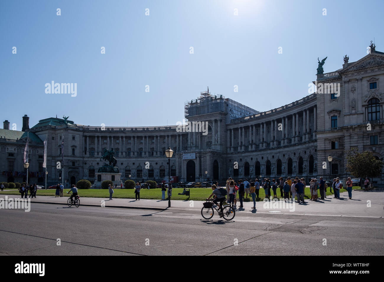 Vienne, AUTRICHE - août 15, 2019:la Hofburg est l'ancien principal palais impérial de la dynastie des Habsbourgs gouvernants et aujourd'hui sert de Banque D'Images