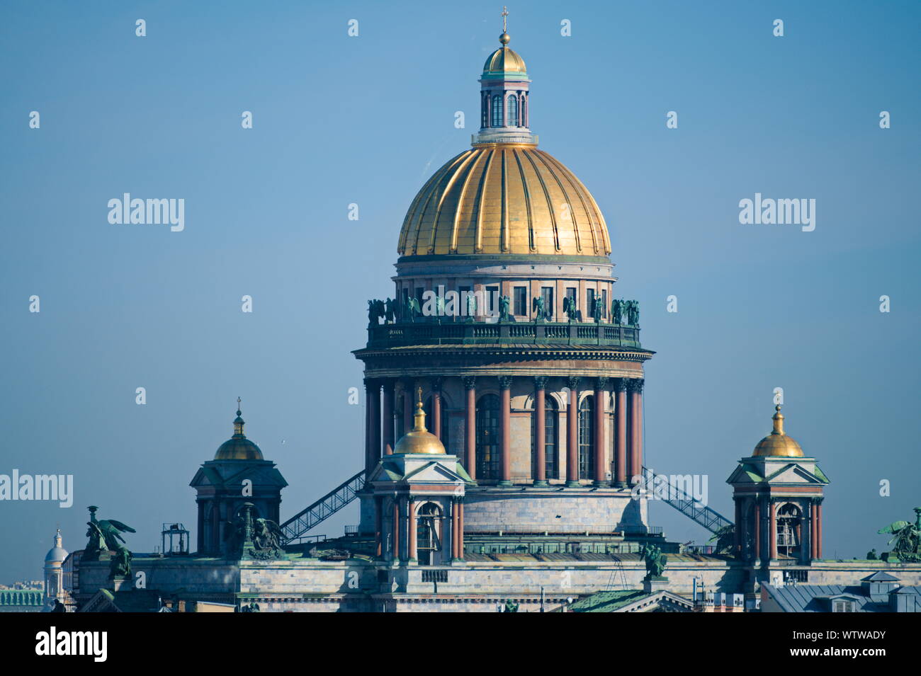 La Cathédrale Saint Isaac à Saint Petersburg, Russie Banque D'Images