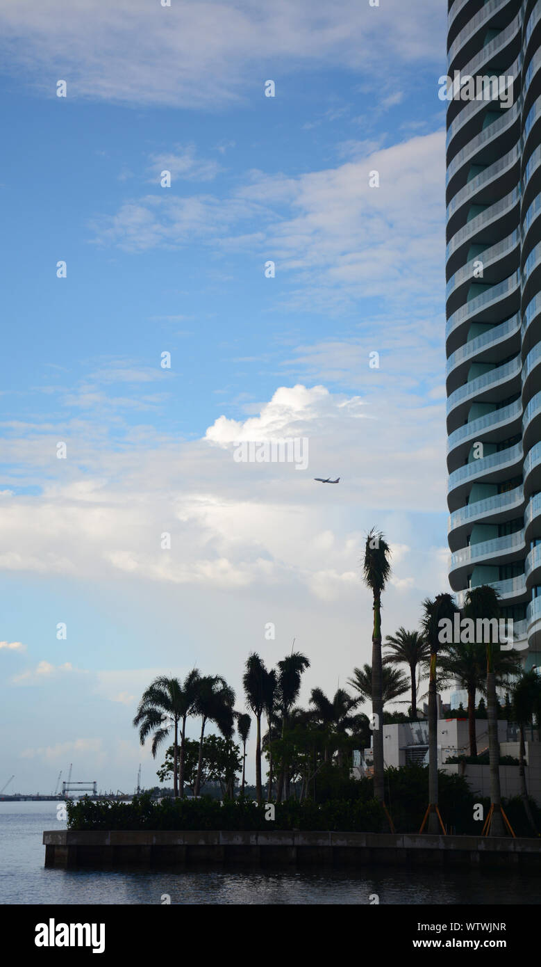 La Construction de Palm Beach sur l'étape finale Banque D'Images