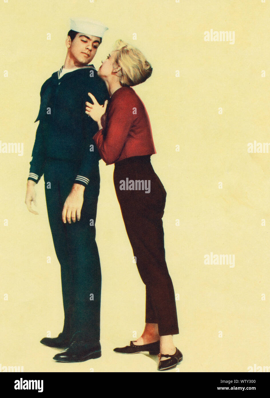 L'amour dans un bocal aka Blonde, süß und sehr, USA, 1961 de l'influenza aviaire, Regie : Jack Sher, acteurs : Tommy Sands, Toby Michaels Banque D'Images