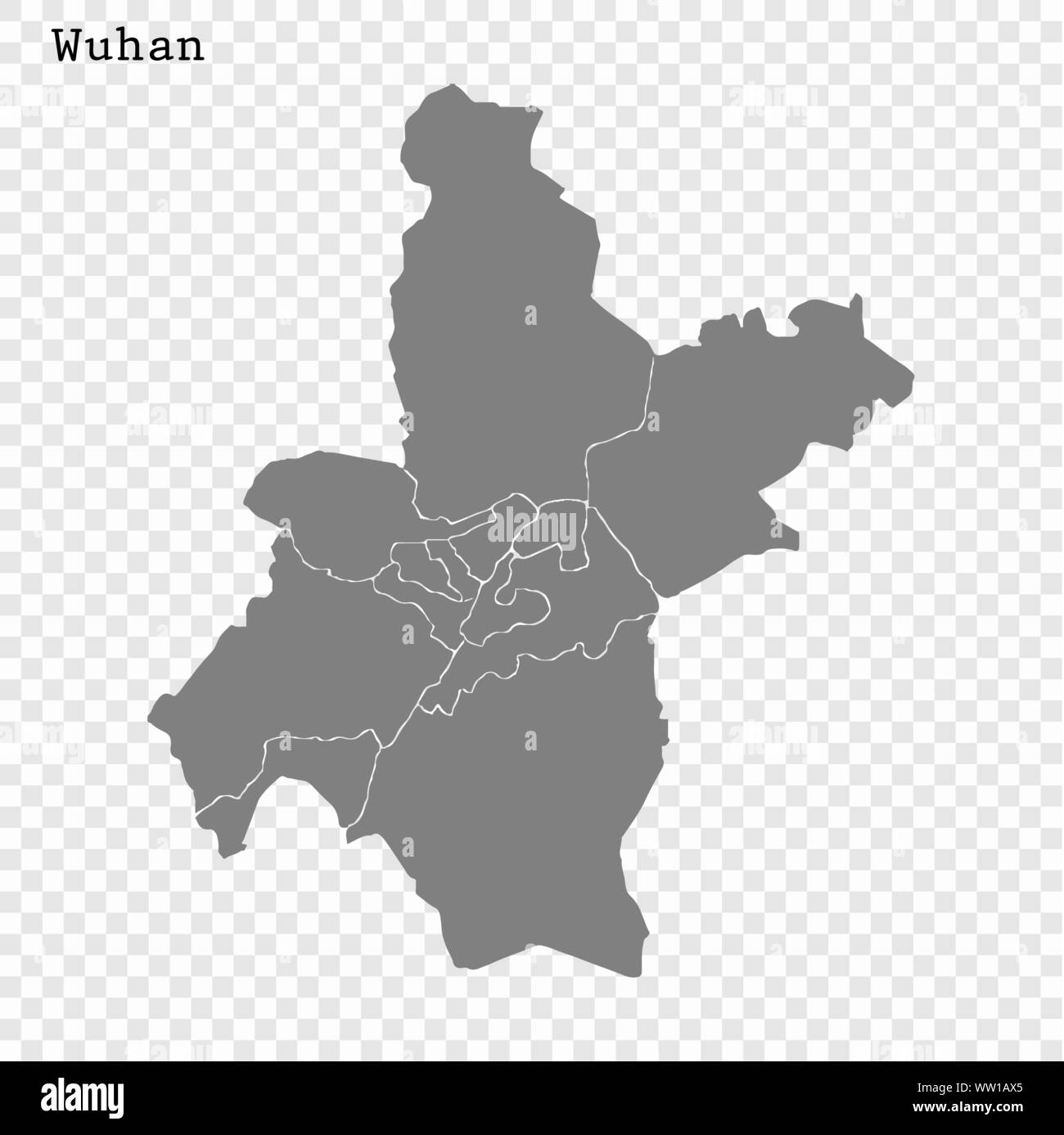 Carte haute qualité Wuhan. vector illustration Illustration de Vecteur Carte haute qualité Wuhan. vector illustration Illustration de Vecteur