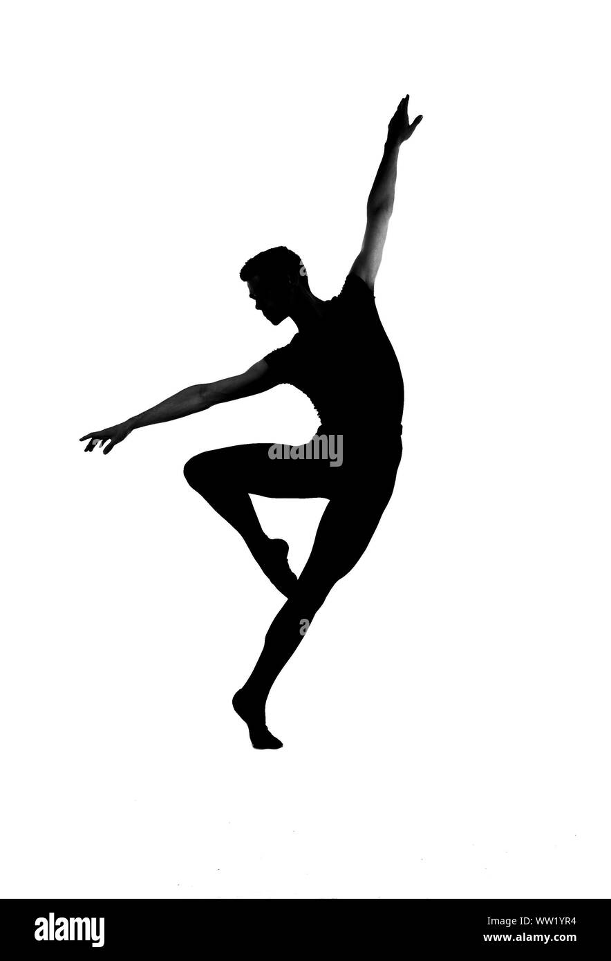 Male ballet dancer Banque D'Images