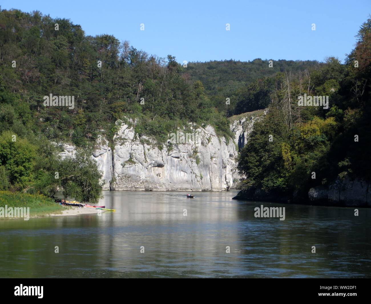 Les gorges du Danube de Weltenbourg à (04. Septembre 2019) dans le monde entier d'utilisation | Banque D'Images