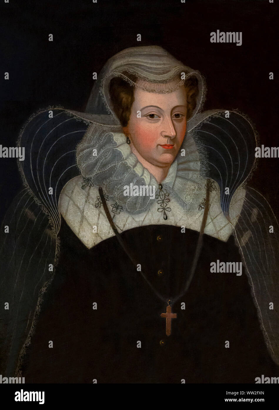 Portrait de Mary Queen of Scots, 18e siècle, Banque D'Images