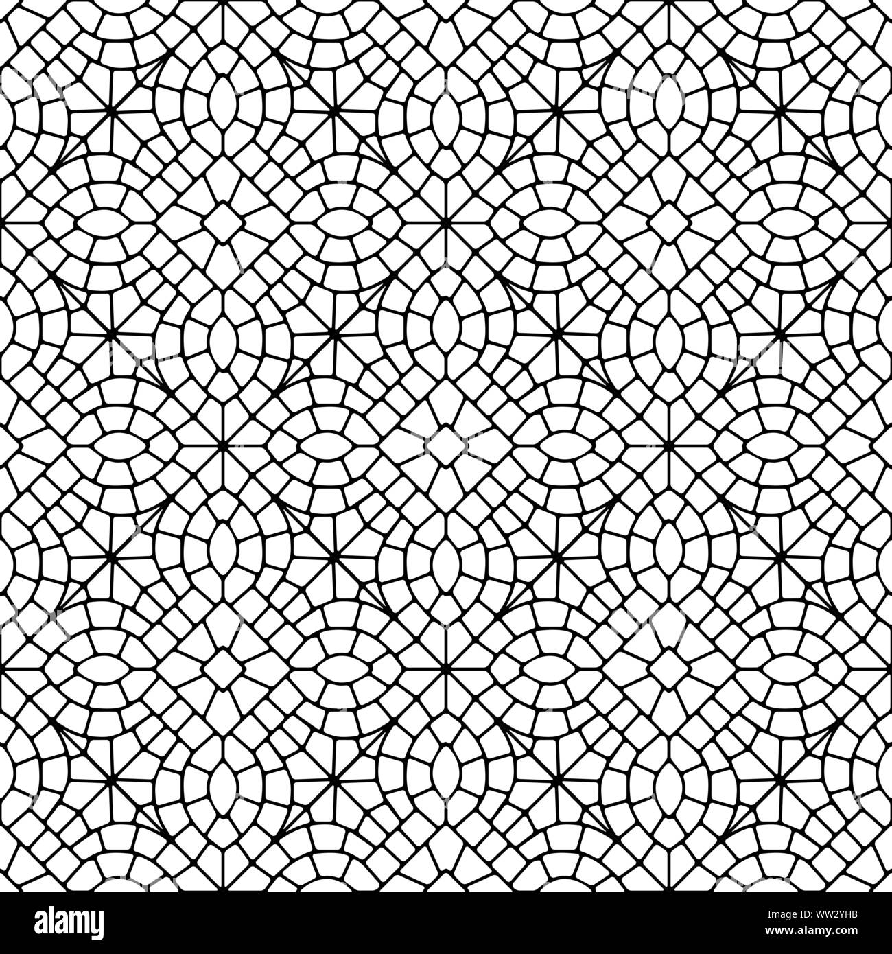 Mosaïque motif carreaux de céramique. Illustration de Vecteur