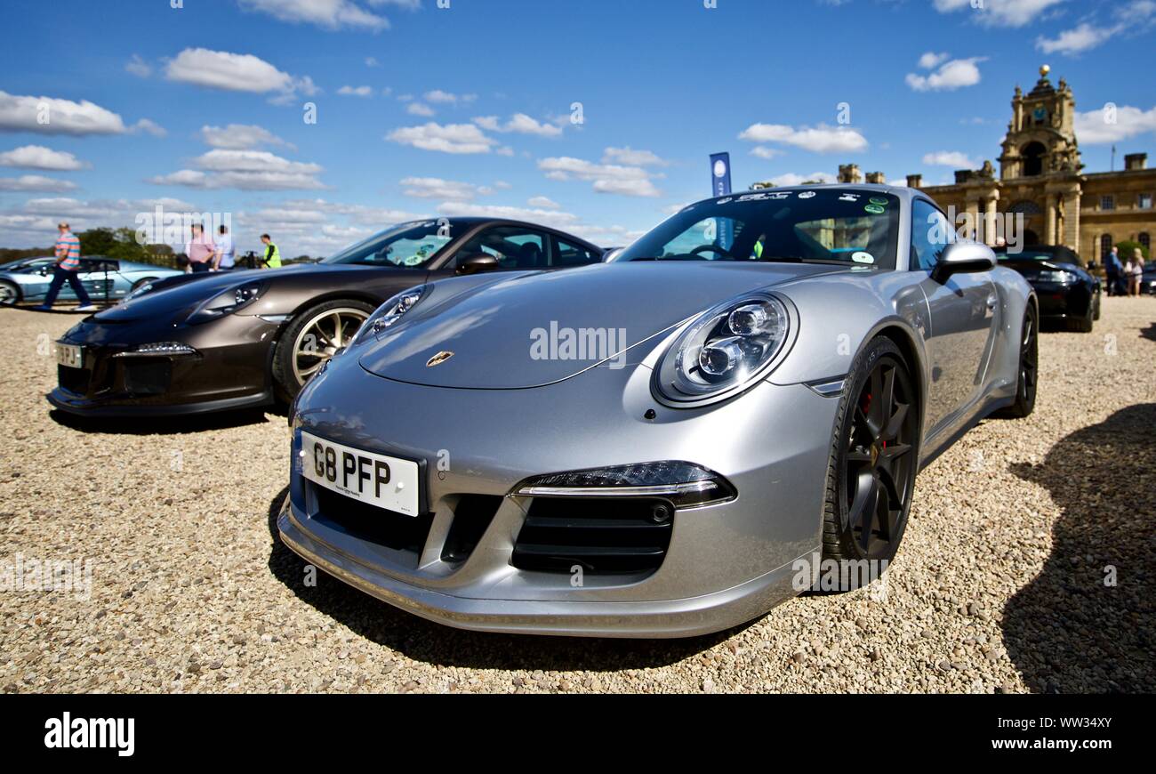 Porsche 911 carrera GTS S-A exposé au concours d'elégance à Blenheim Palace, le 8 septembre 2019 Banque D'Images