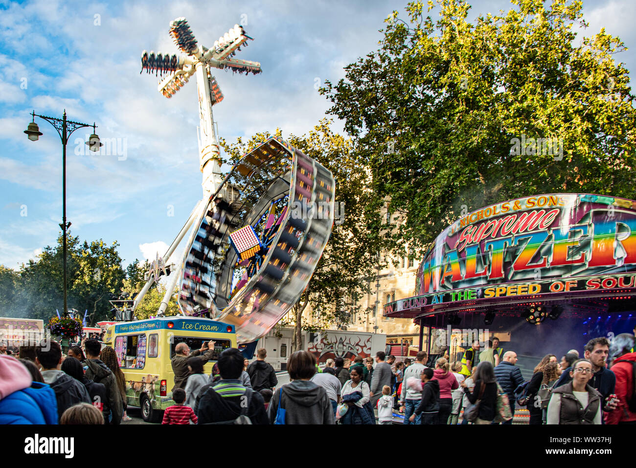 Foire St Giles, Oxford, UK, 2019. Banque D'Images