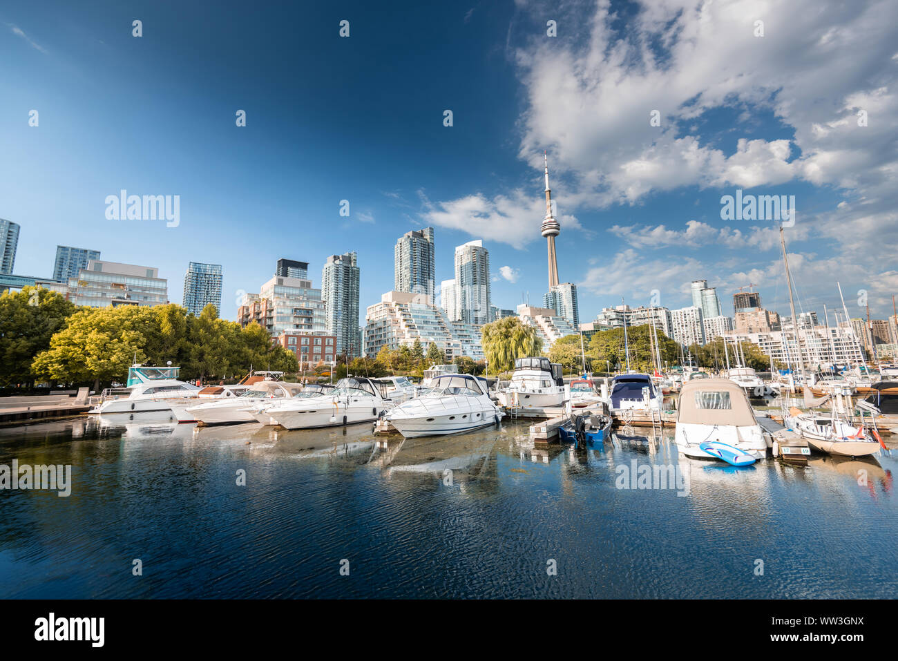 Les toits de la ville de Toronto, Canada Banque D'Images