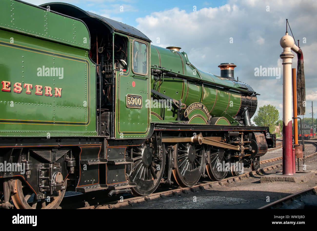 No.5900 Hall sur hangar à Didcot railway centre Banque D'Images