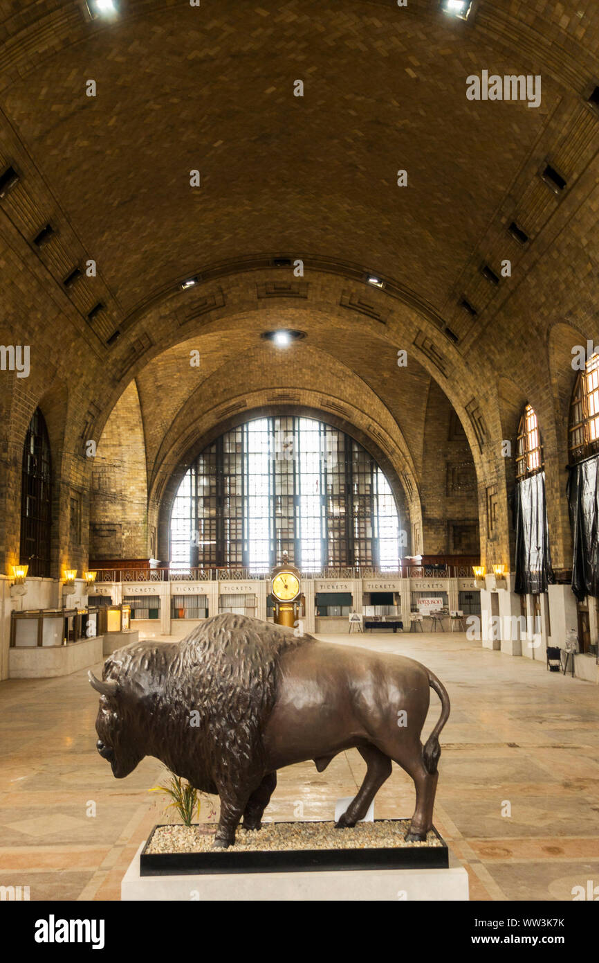 Terminal Central De Buffalo À Buffalo New York Banque D'Images