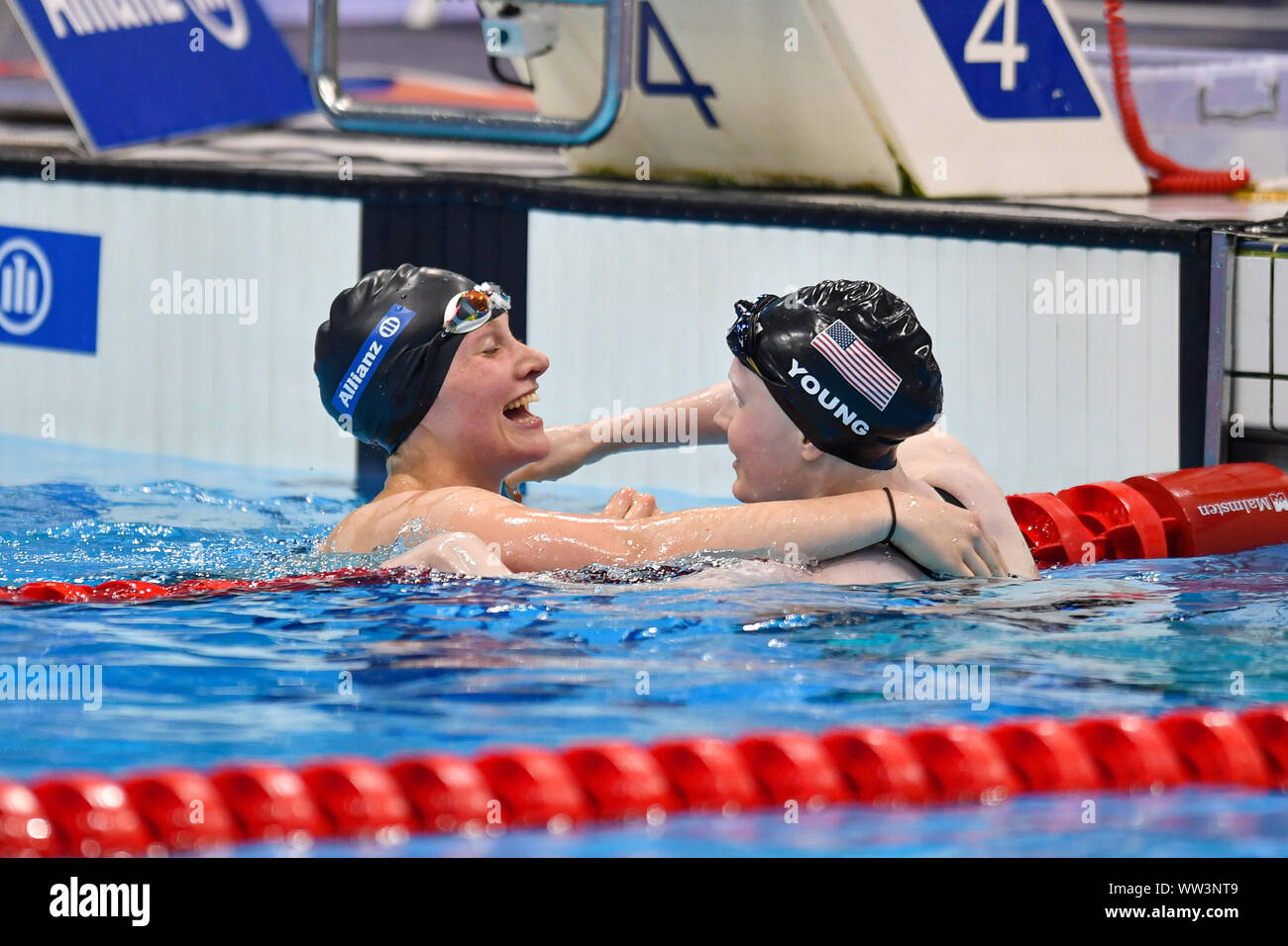 Londres, Royaume-Uni. 12 Sep, 2019. pendant quatre jours de 2019 aux Championnats du monde de natation Para Allianz à Londres Natation Centre le jeudi 12 septembre 2019. Londres en Angleterre. Credit : Taka G Wu/Alamy Live News Banque D'Images