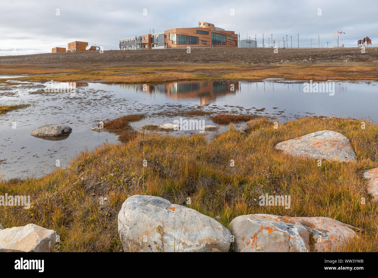 Canadian High Arctic Research Station à Cambridge Bay, Nunavut, Canada Banque D'Images