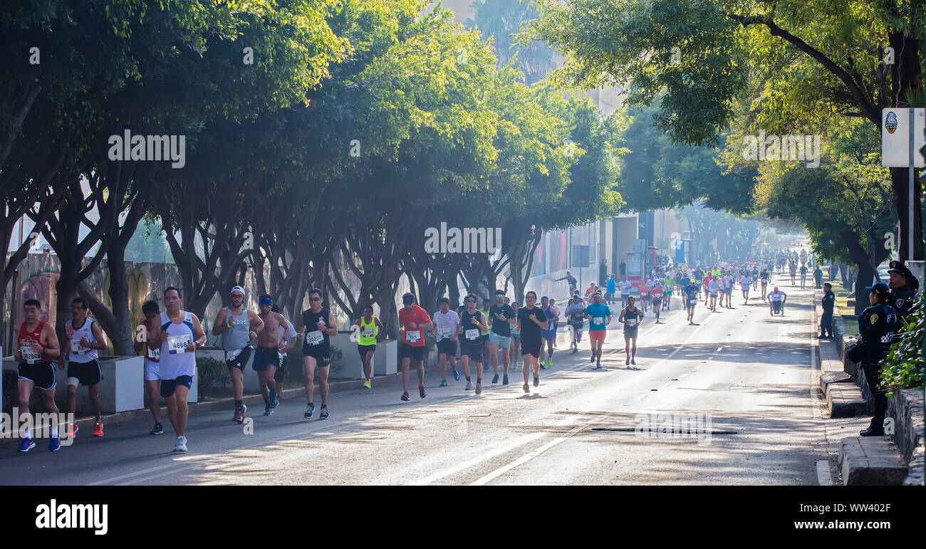 Marathon de Mexico 2019 Banque D'Images