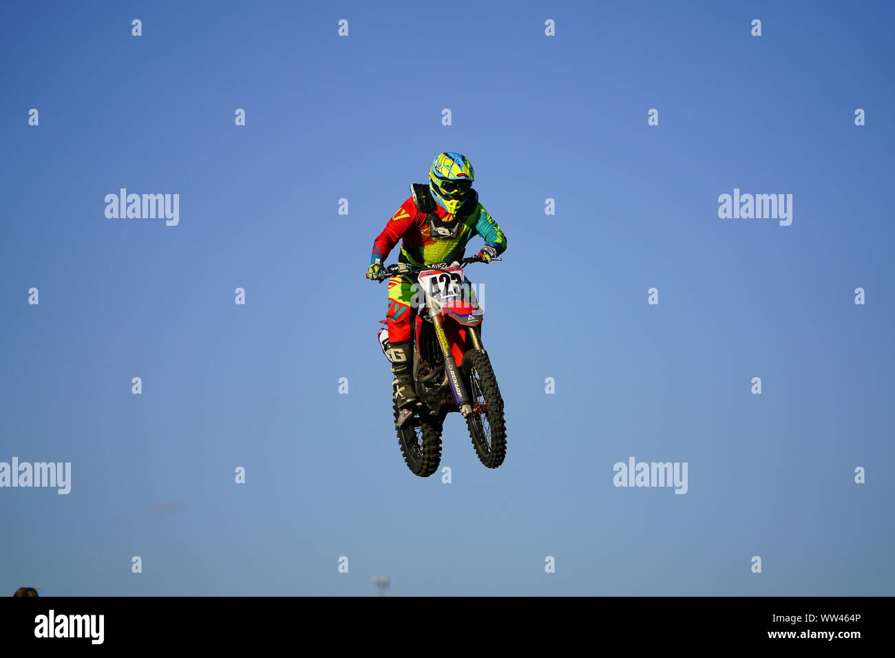 Monroe, Wisconsin - Juillet 27th, 2019 L'ATV, Quad et Dirt Bike course Motokazie la concurrence du Minnesota a tenu un événement chez Monroe County Fair. Banque D'Images