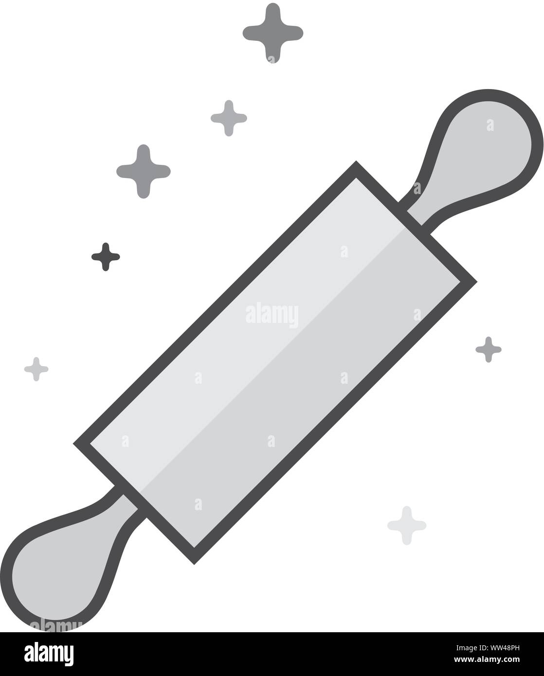 Dans l'icône en bois style gris télévision décrites. Vector illustration. Illustration de Vecteur