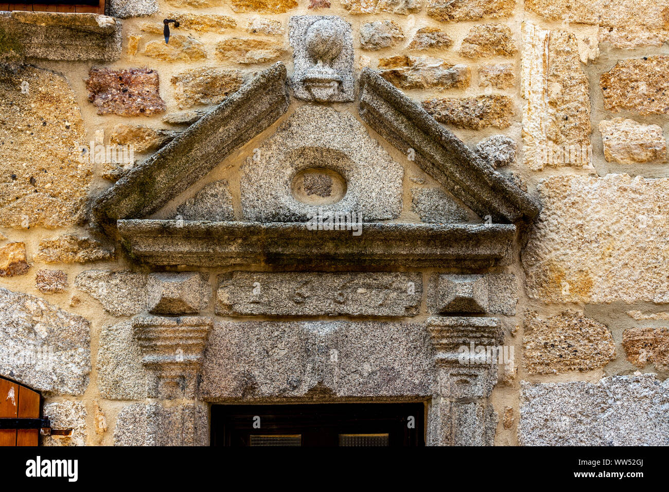 Les portes de la ville médiévale, la Lozère, l'Occitanie, France Banque D'Images