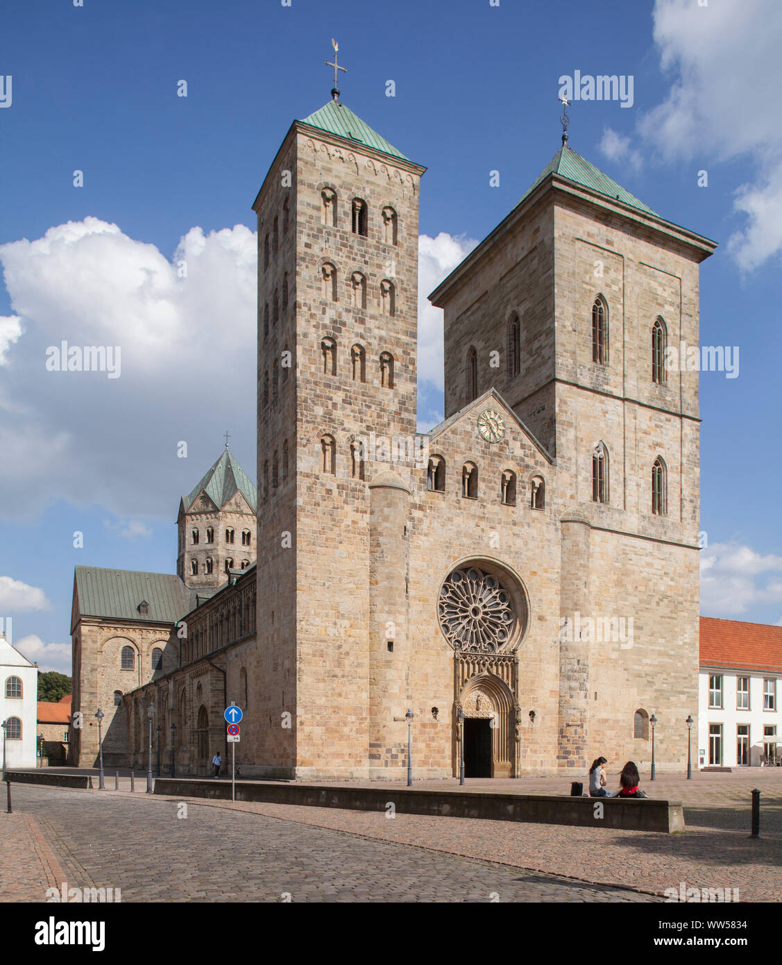 Cathédrale Saint-Pierre, OsnabrÃ¼ck, Basse-Saxe, Allemagne, Europe Banque D'Images