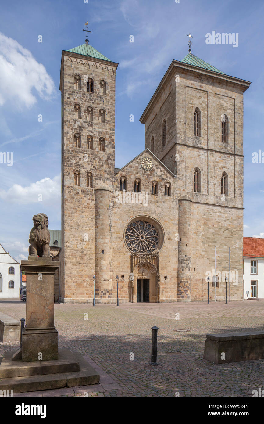 Cathédrale Saint-Pierre, OsnabrÃ¼ck, Basse-Saxe, Allemagne, Europe Banque D'Images