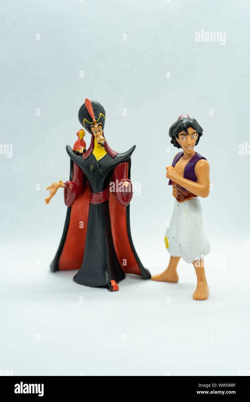 Figurines Disney pour les enfants jouer Banque D'Images