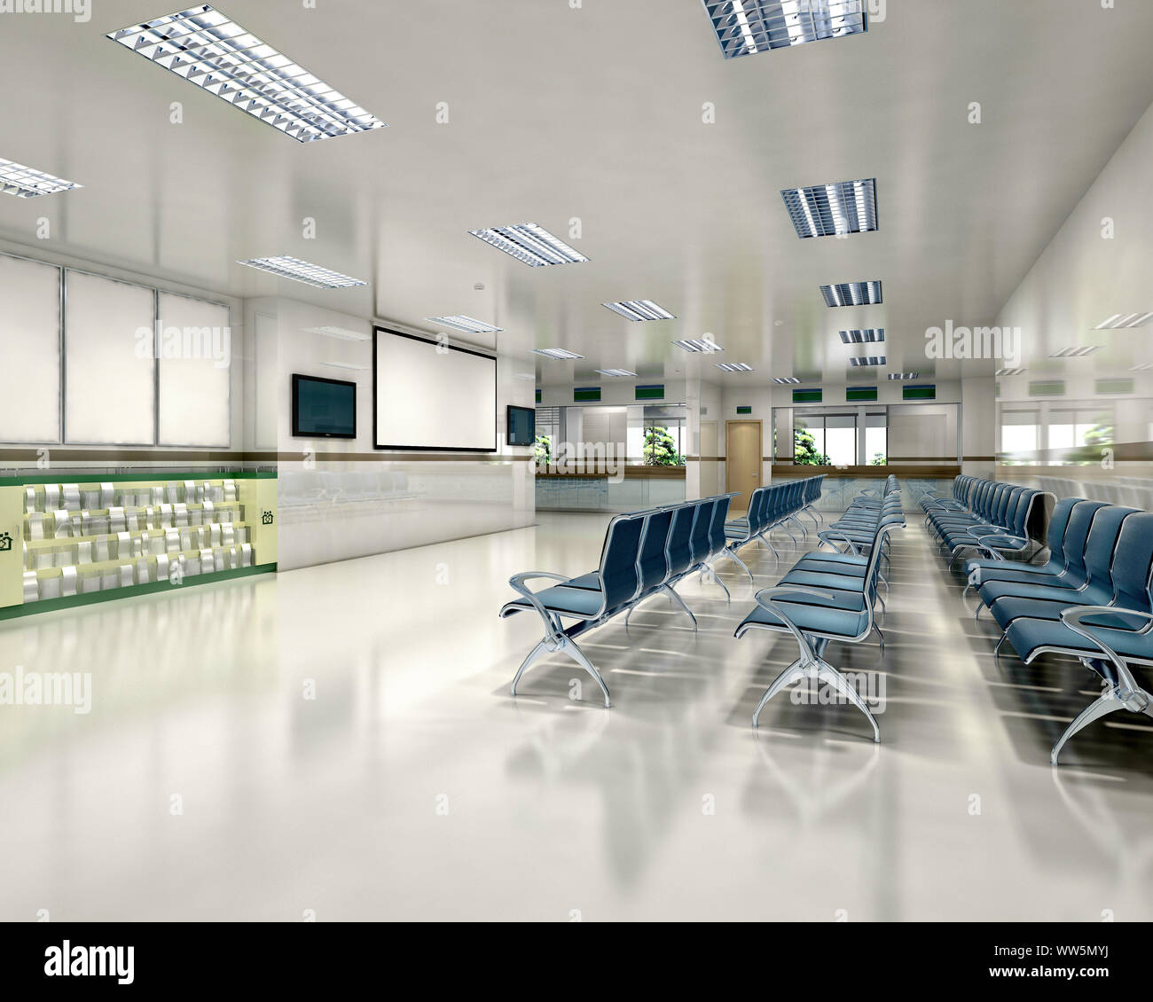 Hospital interior Banque d'image et photos - Alamy