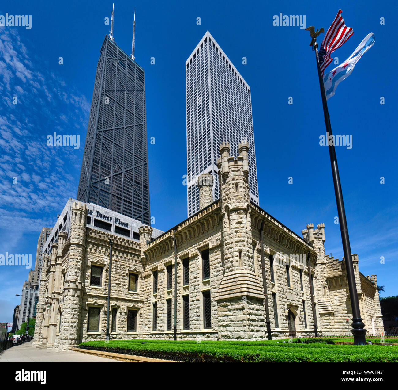 Chicago Water Tower de la Magnificent Mile, Chicago, Illinois, United States Banque D'Images