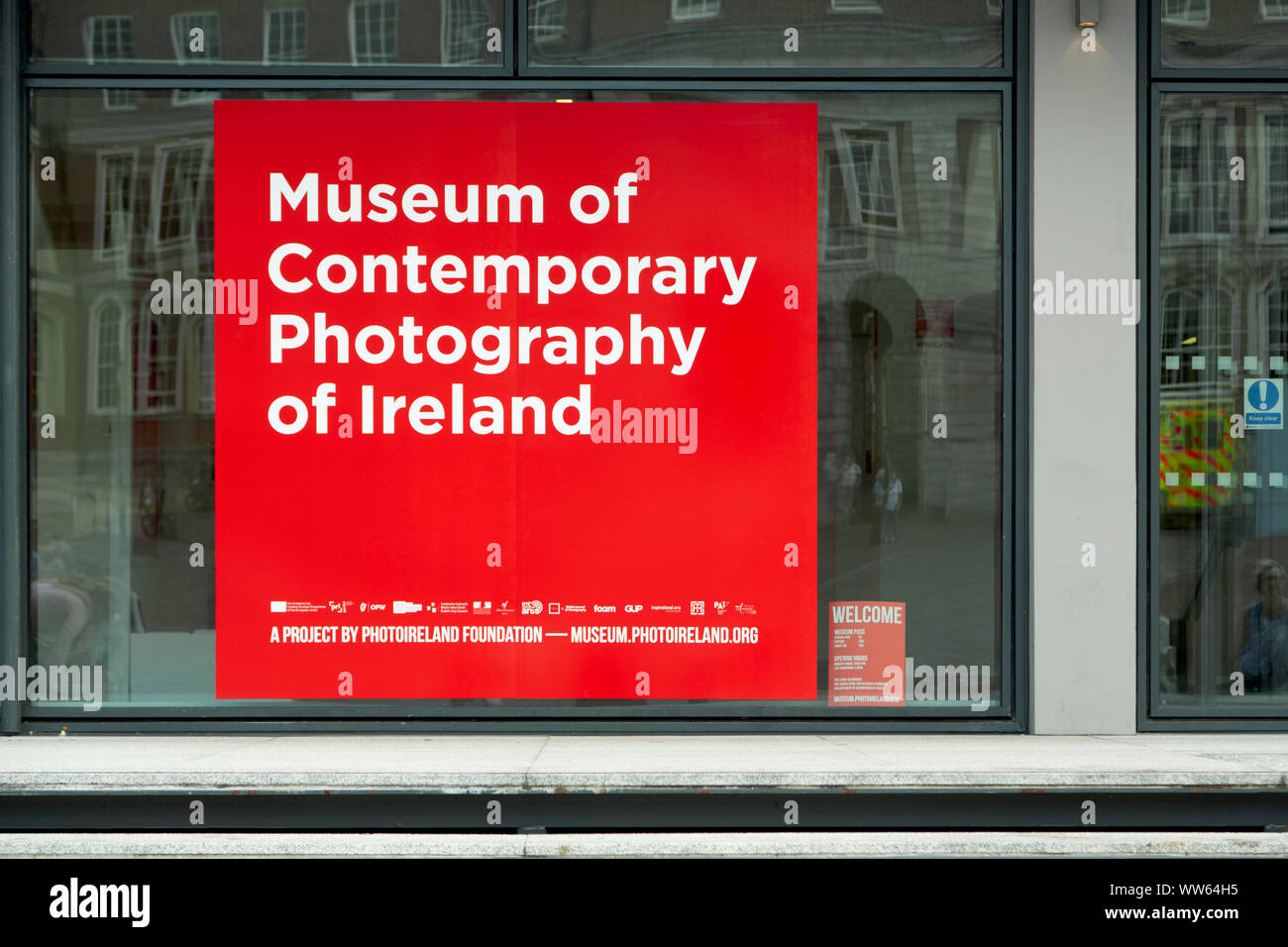 Musée de la photographie contemporaine (pop-up musée en juillet 2019), Dublin, Irlande Banque D'Images