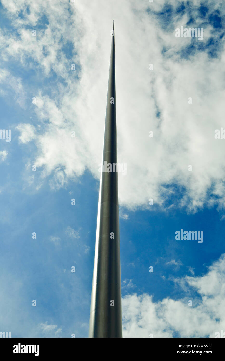 Spire de Dublin, O'Connell Street, Dublin, Irlande Banque D'Images