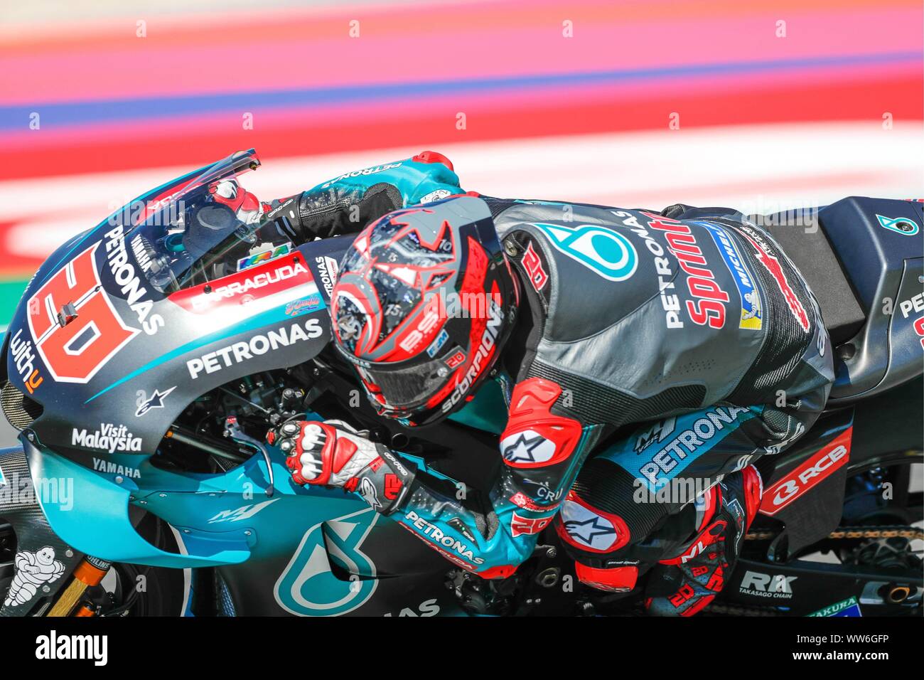 Misano, Italie. 13Th Sep 2019. Les essais libres Grand Prix de San Marin à Misano. Fabio Quartararo Crédit : CORDON PRESS/Alamy Live News Banque D'Images