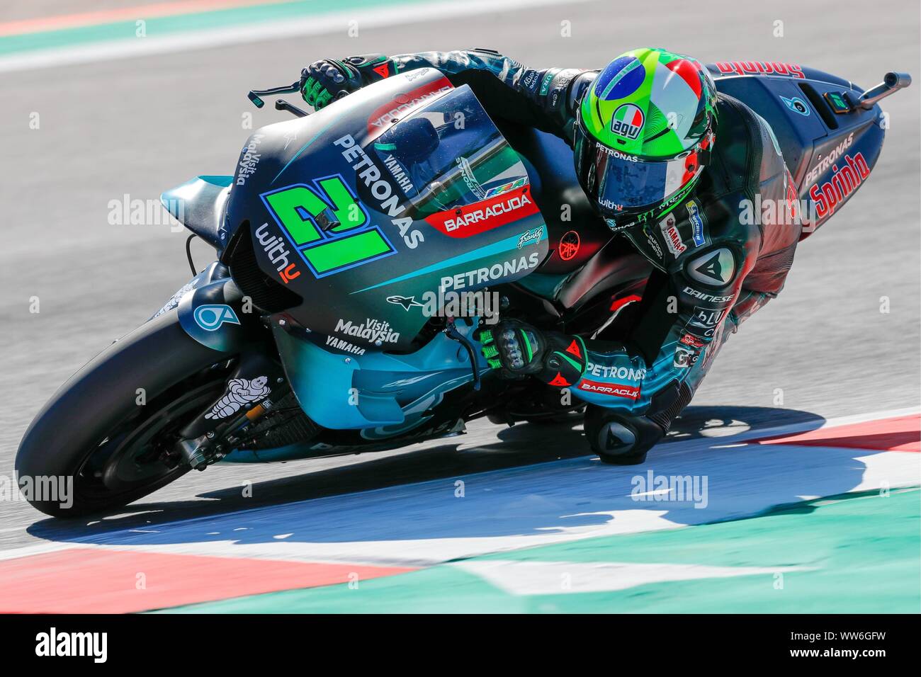 Misano, Italie. 13Th Sep 2019. Les essais libres Grand Prix de San Marin à Misano. Franco Morbidelli Crédit : CORDON PRESS/Alamy Live News Banque D'Images