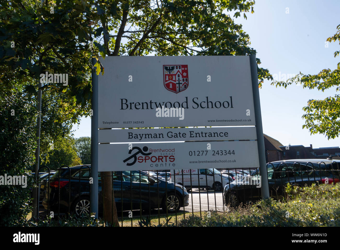 Brentwood School, un public (payant) à l'école Brentwood Essex UK Banque D'Images