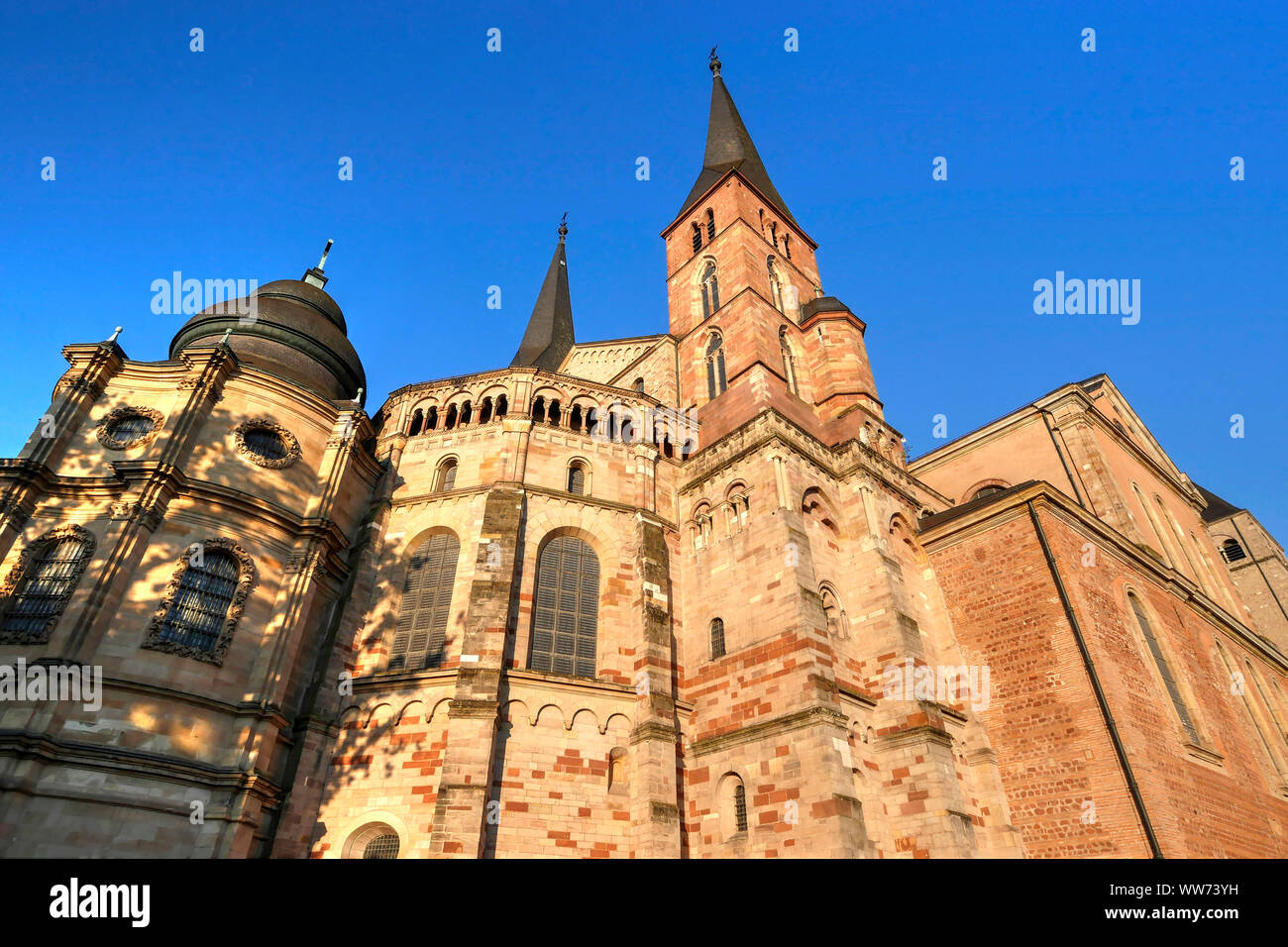Grande Cathédrale de Saint Peter, Trèves, Rhénanie-Palatinat, Allemagne Banque D'Images