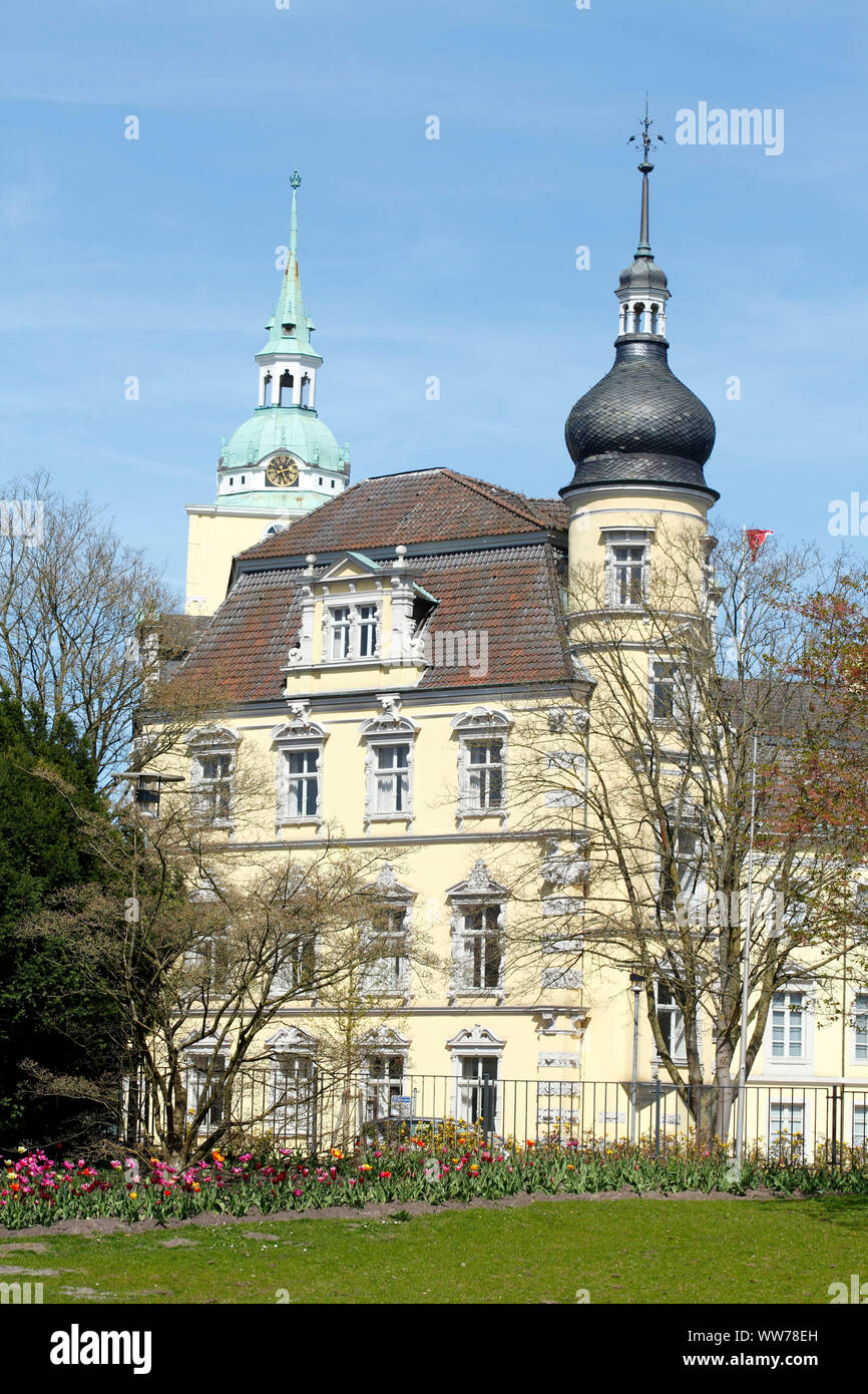 Oldenburg Palace, Musée d'art et d'histoire culturelle, ville d'Oldenburg dans le district d'Oldenbourg, Basse-Saxe, Allemagne Banque D'Images