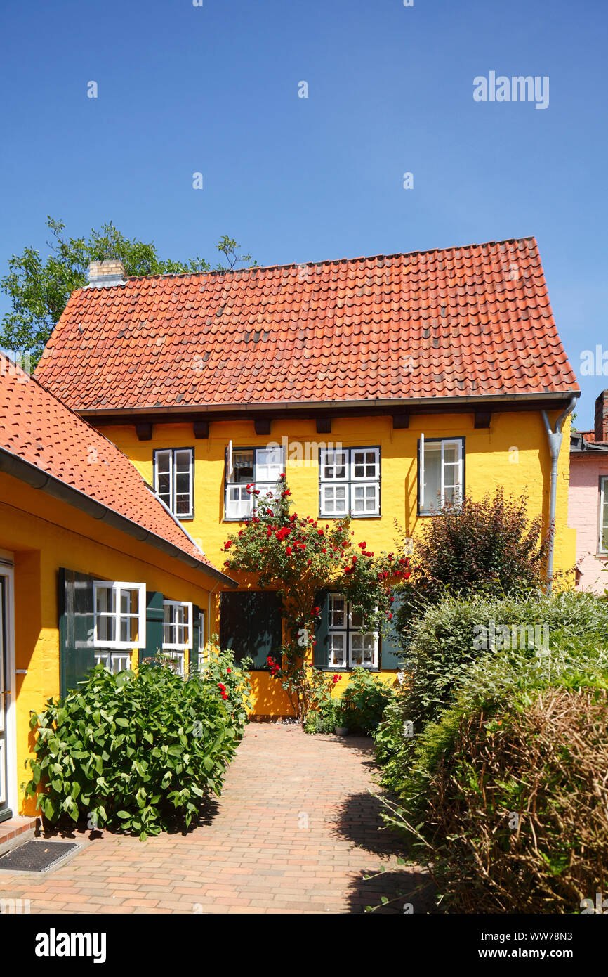 Von Hoeveln Social Housing Estate, Gangs LÃ¼beck, Schleswig-Holstein, Allemagne, Europe Banque D'Images