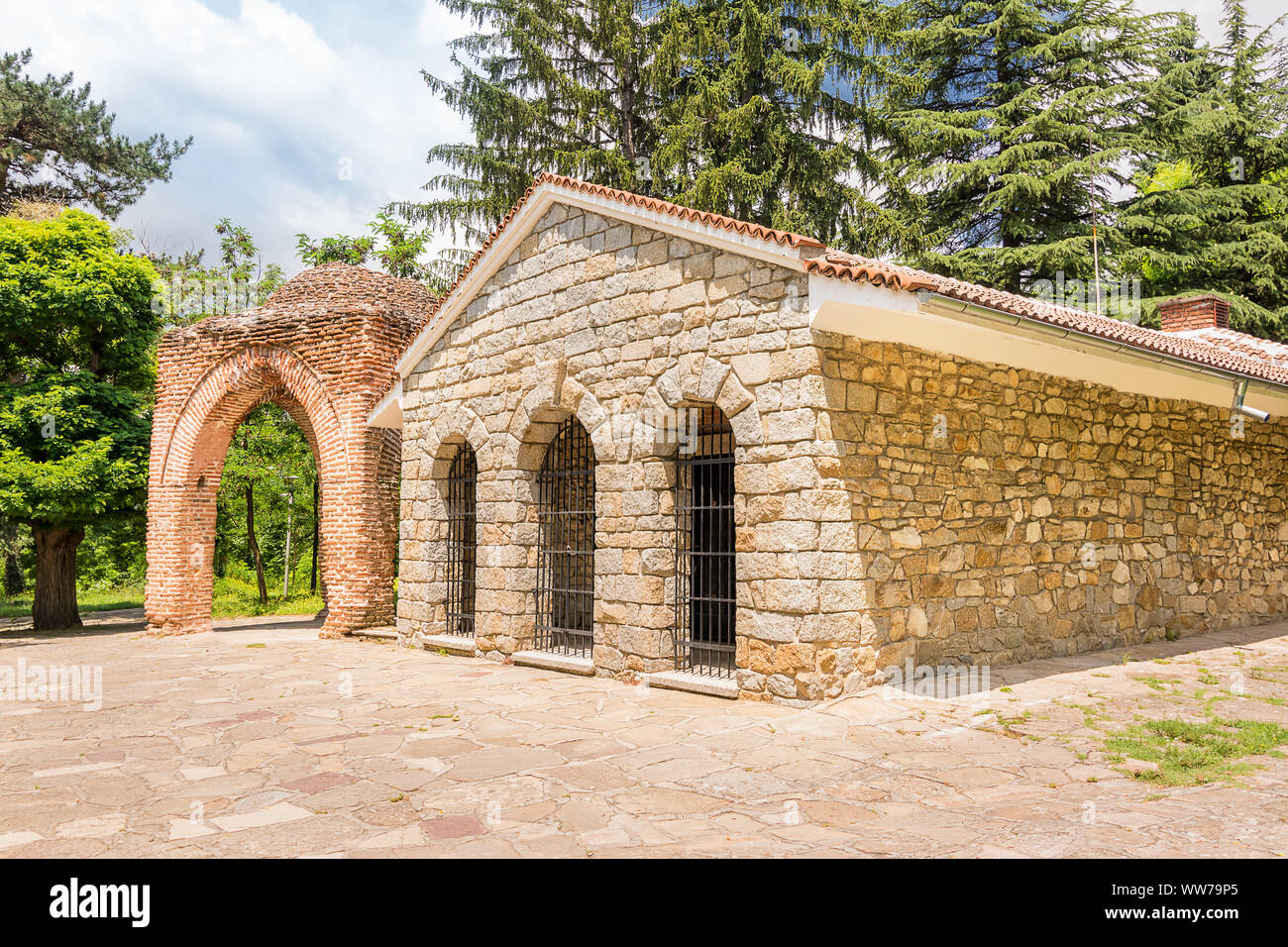 Tombeau thrace de Kazanlak en Bulgarie - Site du patrimoine mondial de l'UNESCO Banque D'Images