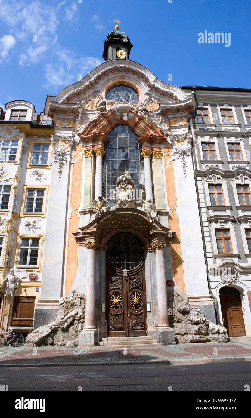 L'Église Asamkirche, St Johann Nepomuk église dans la Sendlinger Strasse à Munich Banque D'Images