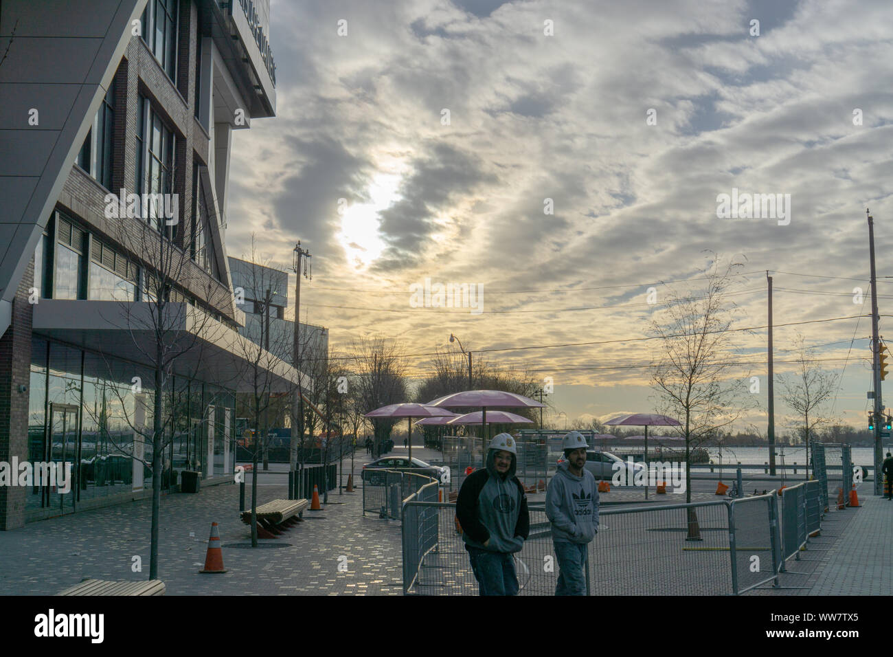 Toronto a une ambiance super cool avec beaucoup d'éléments urbains uniques. C'est un paradis pour les photographes. Banque D'Images