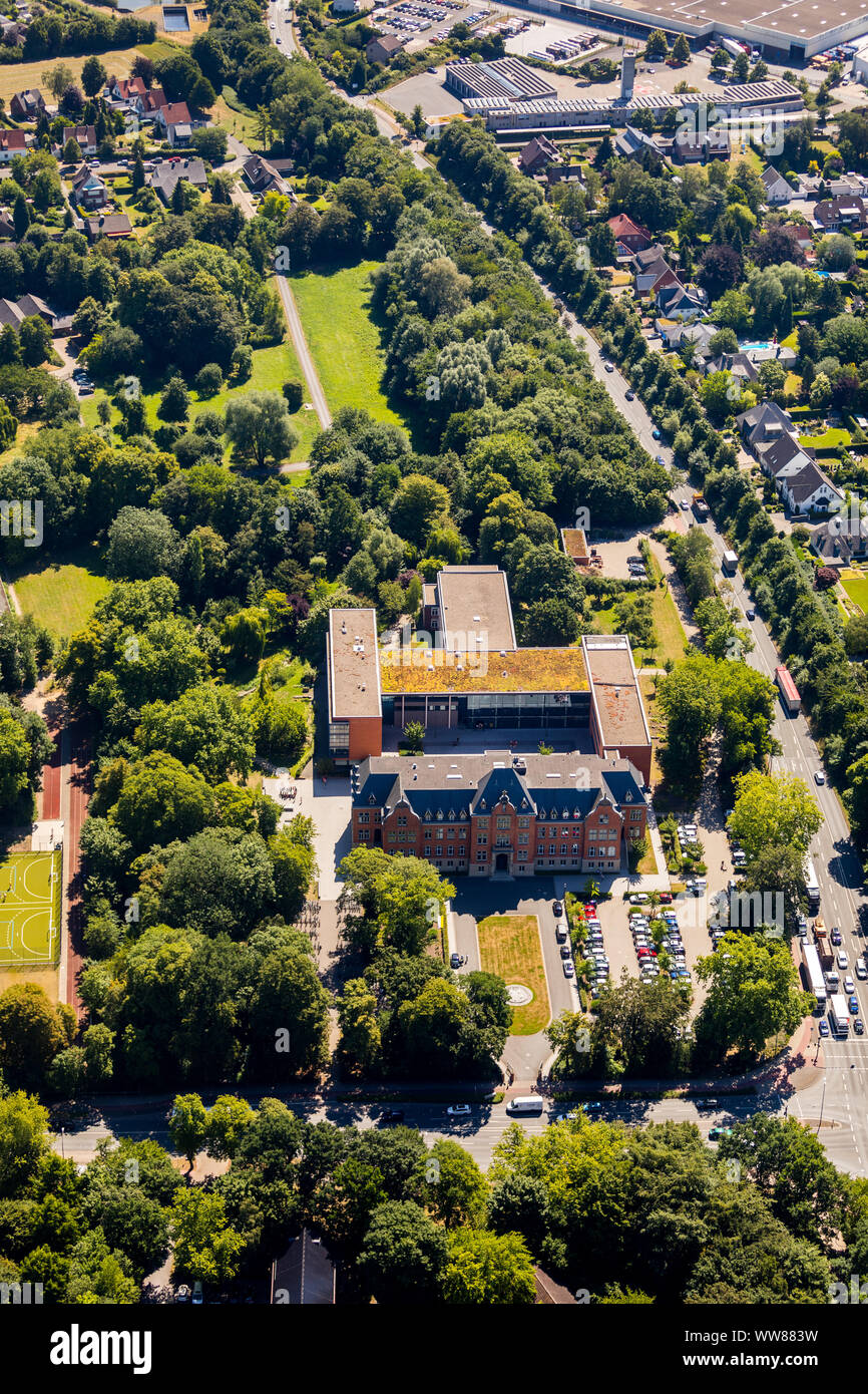Gymnase Saint Michel, business college Saint Michel, Ahlen, Ruhr, Rhénanie du Nord-Westphalie, Allemagne Banque D'Images