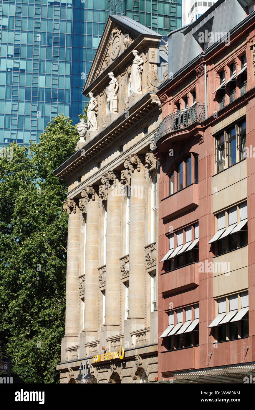 Ancien bâtiment du siège de la Commerzbank, Francfort, Hesse, Germany, Europe Banque D'Images