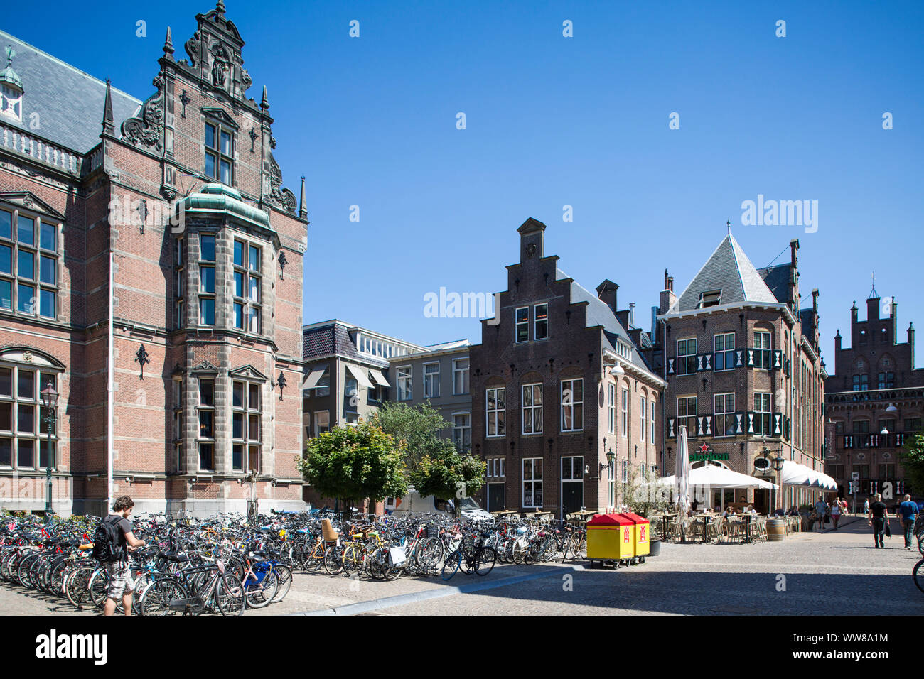 Pays-bas, Groningen, Université Banque D'Images