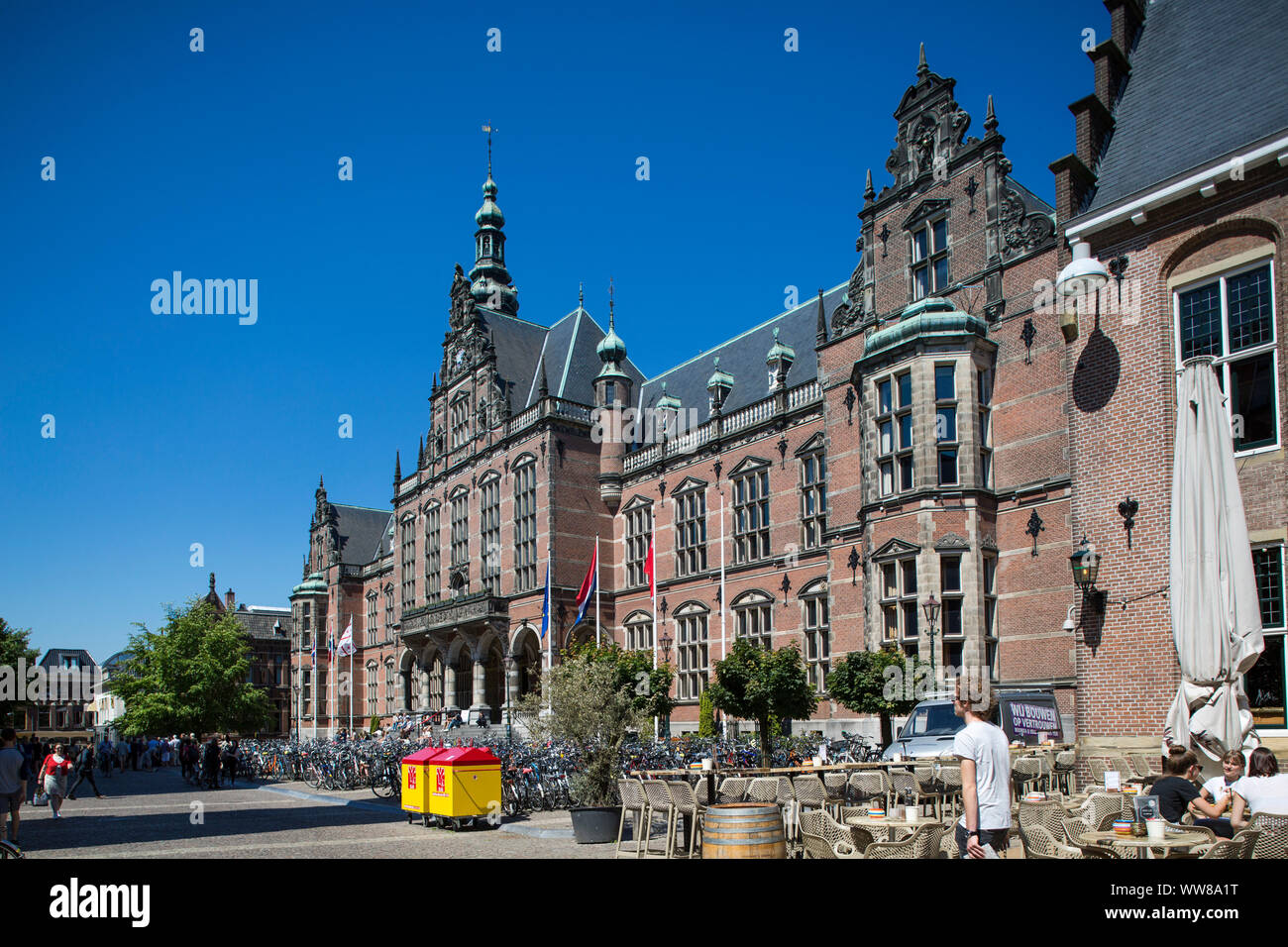 Pays-bas, Groningen, Université Banque D'Images