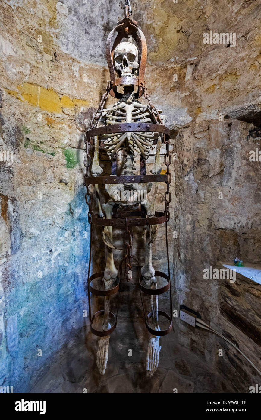 L'Angleterre, l'East Sussex, le SEIGLE Le seigle, château, le gibet Pains Banque D'Images