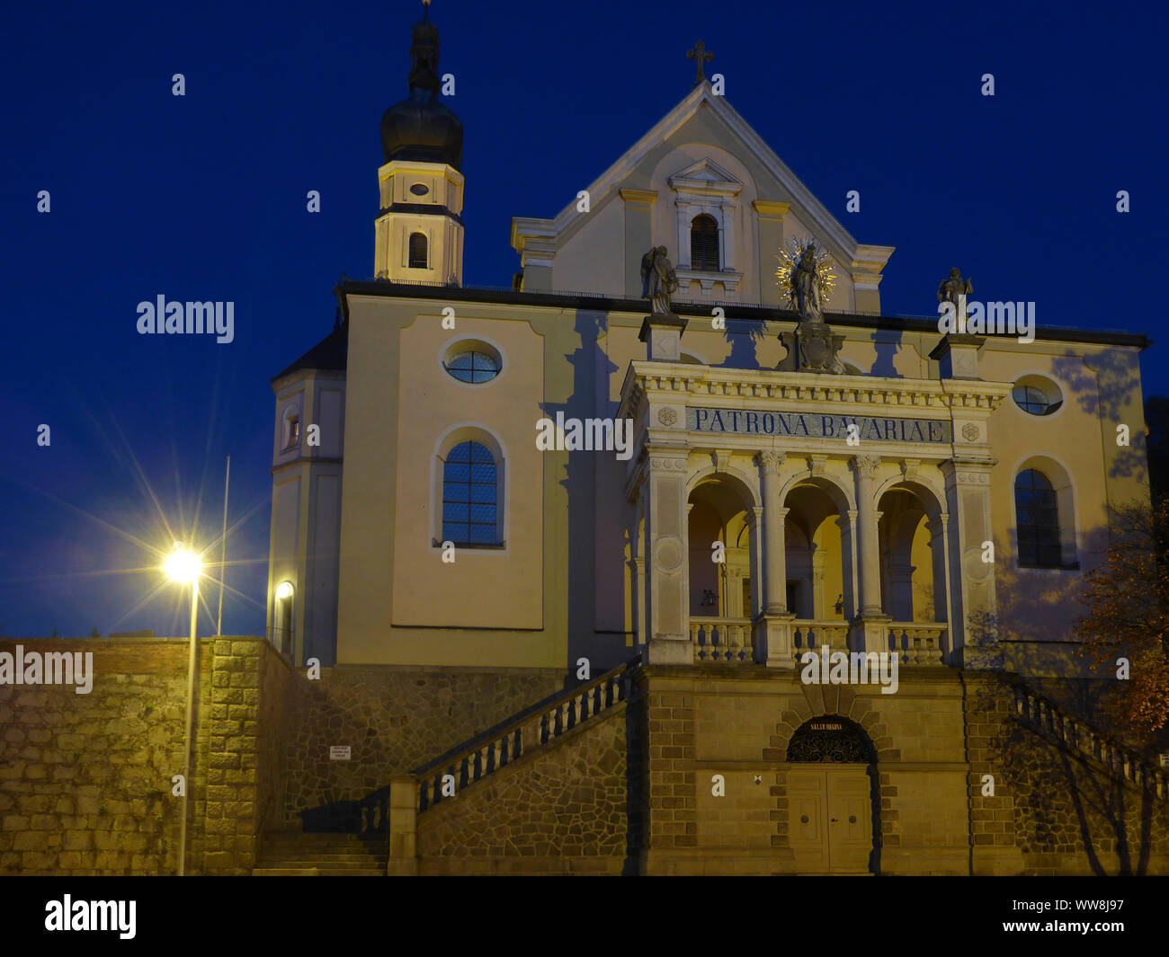 Deggendorf, église Maria Himmelfahrt, Niederbayern en Basse Bavière, Bade-Wurtemberg, Bavière, Allemagne Banque D'Images