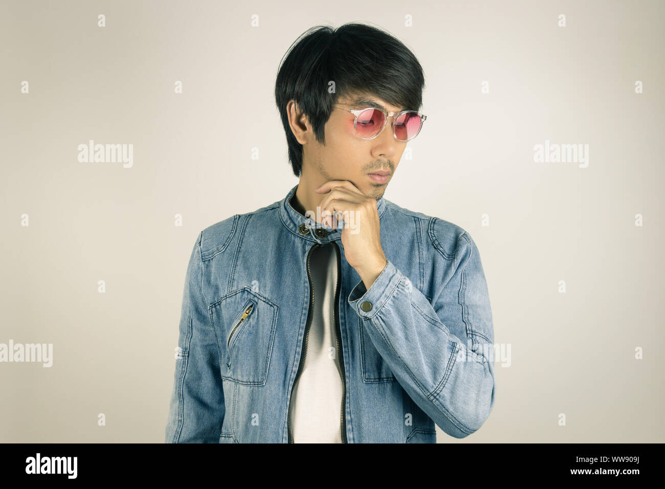 semi formal denim jacket