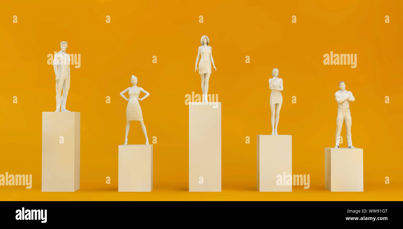 Le développement de carrière et de recrutement de talents pour l'emploi Banque D'Images