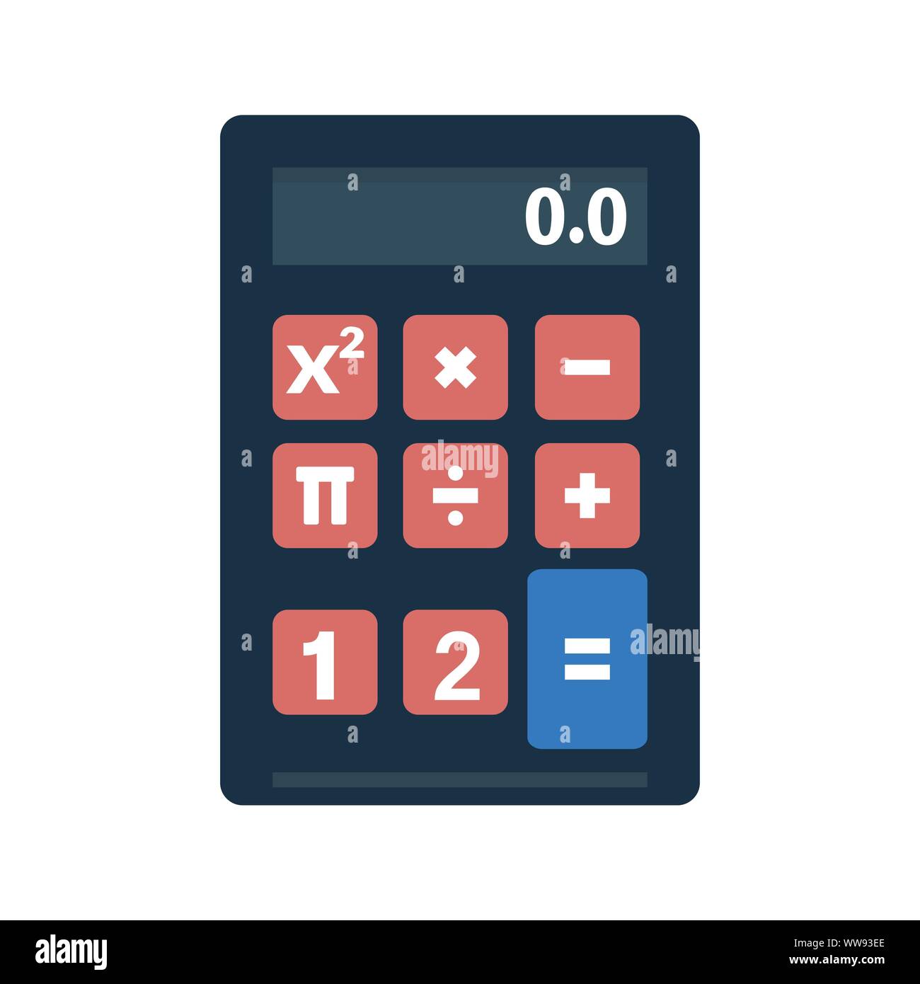 Icône vecteur calculatrice Illustration de Vecteur